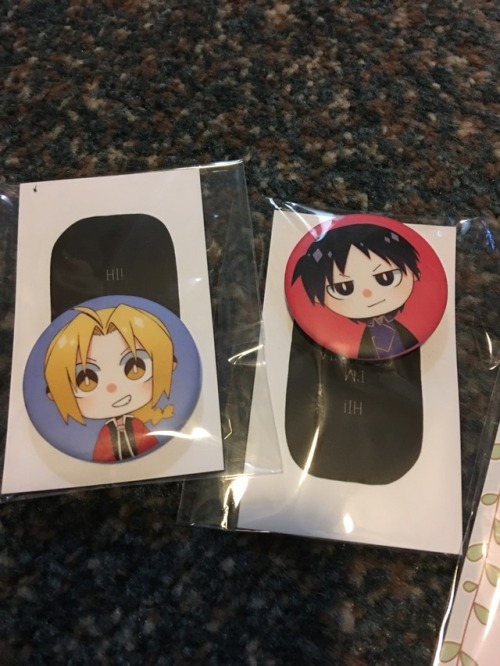 tsumi-alchemist:Finally got my FMA merch made by @cowania !I...