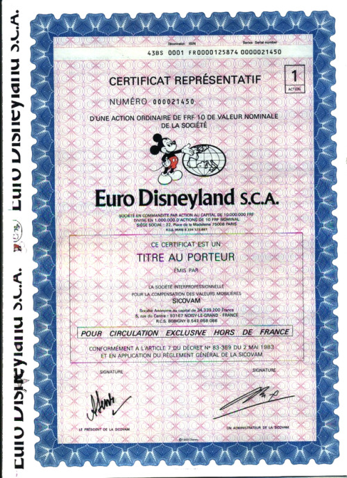 How To Buy Disney Stock Certificate