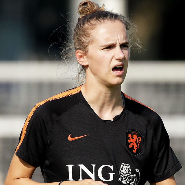 Vivianne Miedema during training at the KNVB... : NEDWNT