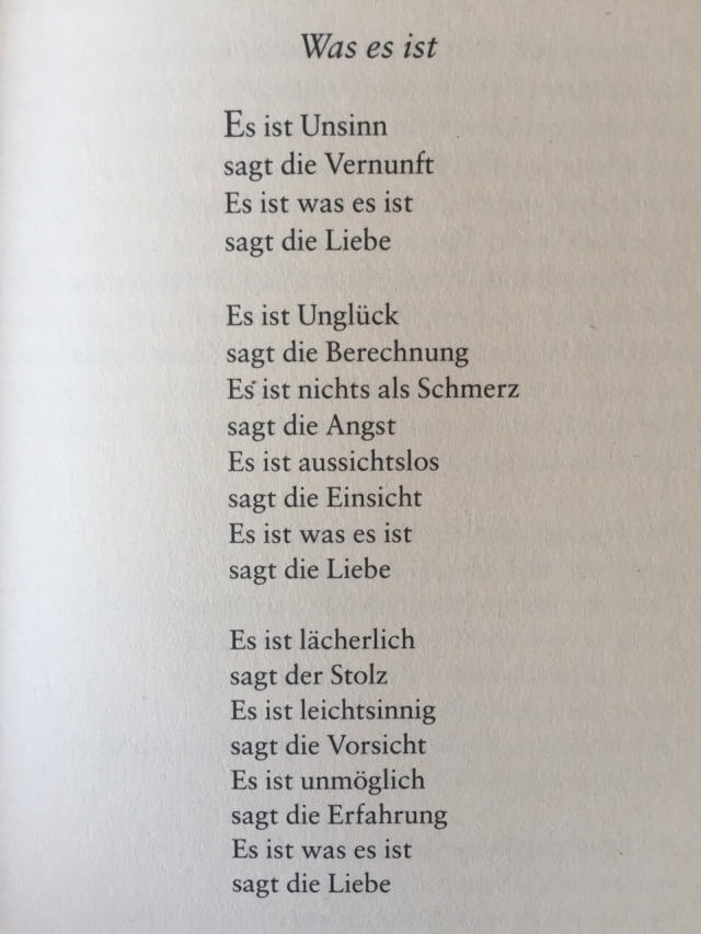 Was es ist Erich Fried