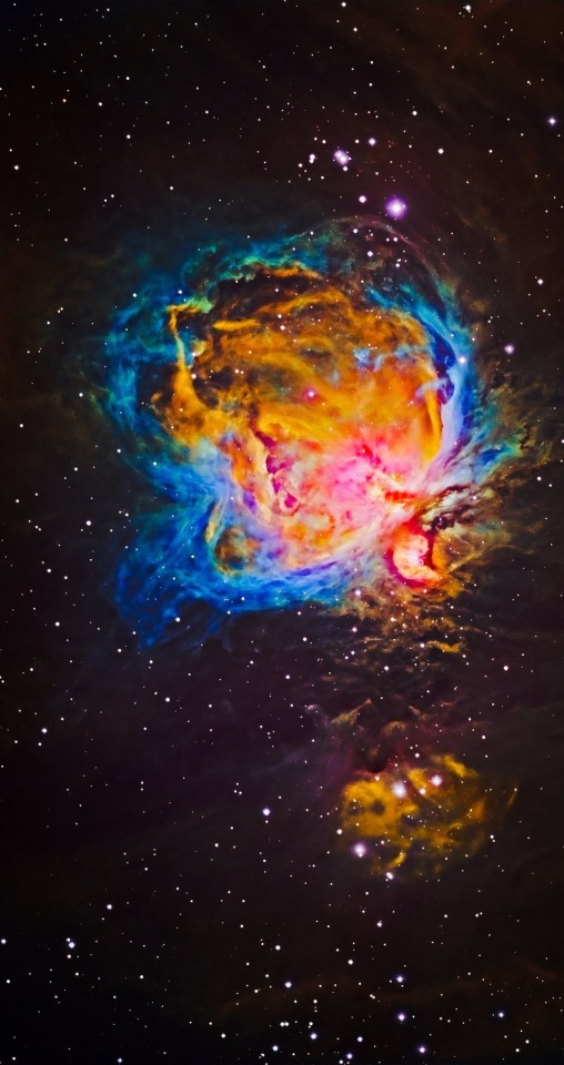 Billions and Billions - The Orion Nebula Hubble Palette Credit:...