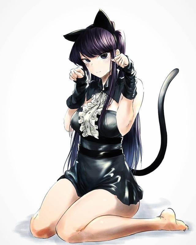 Original owner. Komi-San dominatrix. Komi San in Gloves.