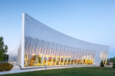 designismymuse:<br /><br />Vaughan Civic Centre Resource Library<br />Architects- ZAS ArchitectsLocation- Toronto, CanadaSource- designboom<br />The library is a transformative space aiming to empower local residents of all ages and demographics and most of all, dedicated to community learning, gathering, creating and celebration.<br />*for design inspiration, follow @designismymuse <br />