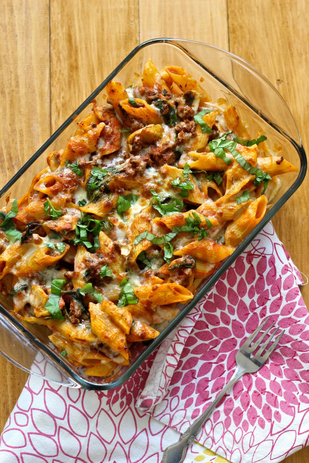 Ground Beef And Spinach Pasta Bake Prep time: 20... - Yummy Grub