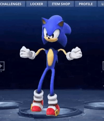 you know sonic will do more dance moves - sad fortnite dance gif