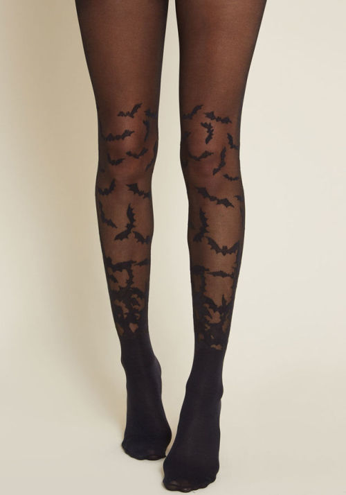 littlealienproducts:Bat Stockings from ModCloth