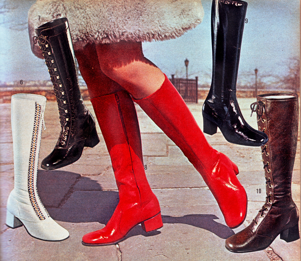 Super Seventies — Vintagefashionandbeauty Boots In The J C Penneys