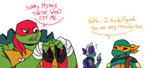 cytellaxartblog:For all the ppl asking about Raph in thigh...