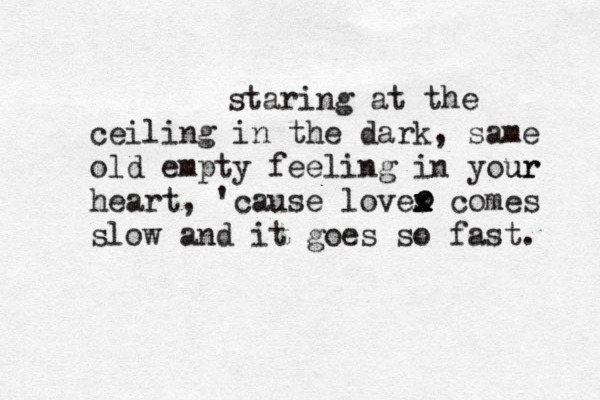 Quote A Song Expose Your Heart Let Her Go Passenger