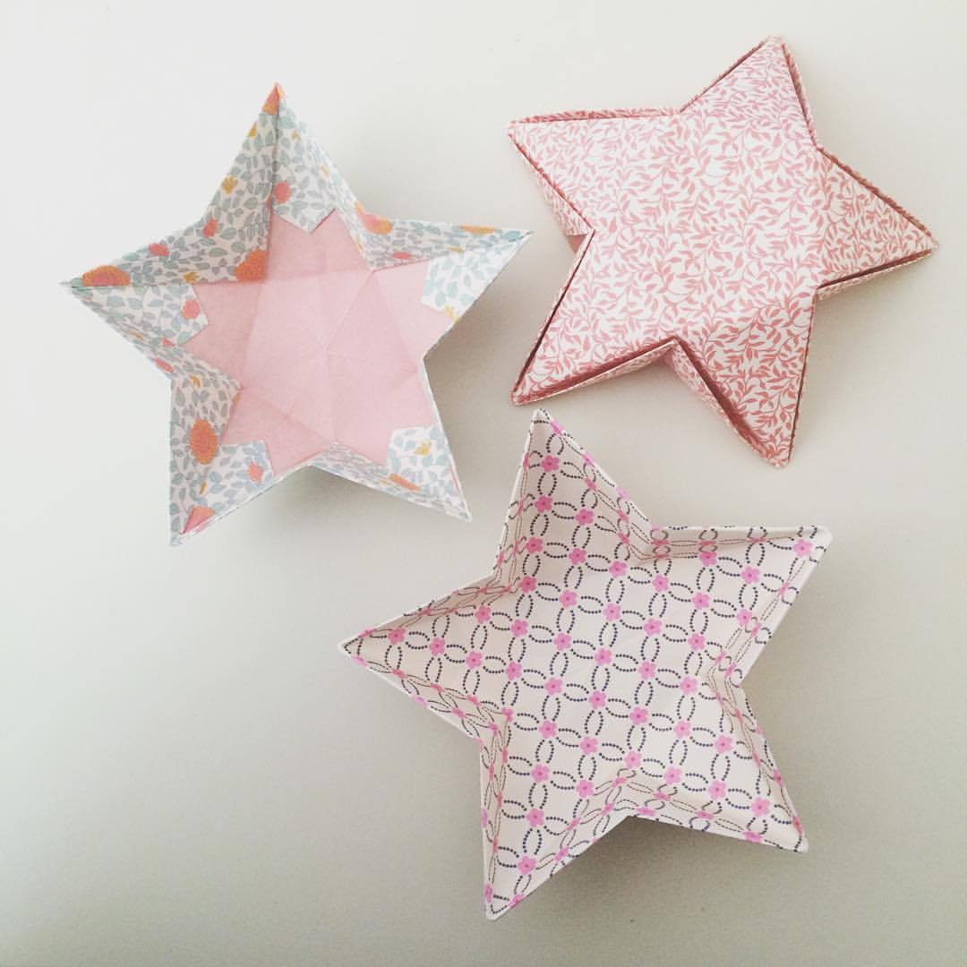 Paper Kawaii Fun With Pentagons Origami Star Dish
