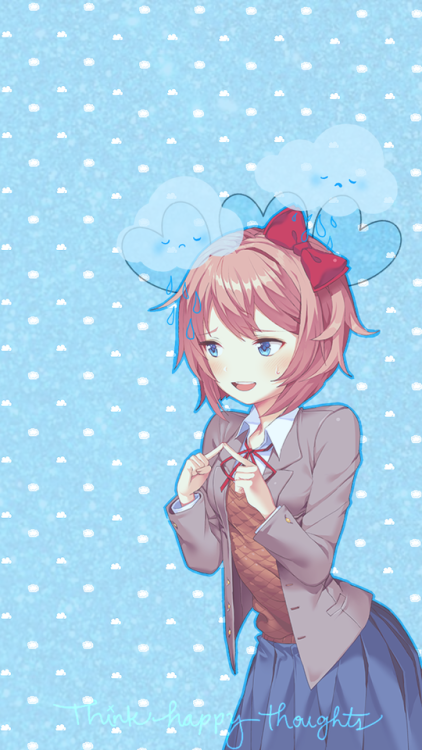 sayori ddlc wallpapers | Tumblr