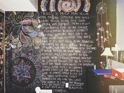 Chalkboard Wall Tumblr