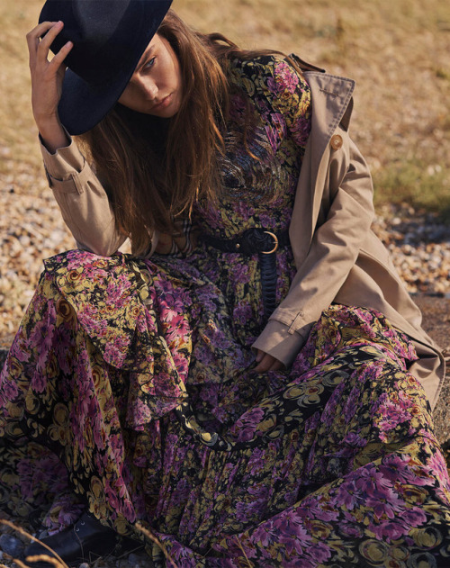 wearesodroee:Floral DressPublication: Porter Magazine #29...