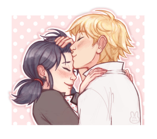 prismaticreverie:♥ Miraculous Love Square ~ Adrien x Marinette...