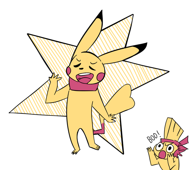 Draw — A Smug Pikachu And A Mean Mudkip 6786