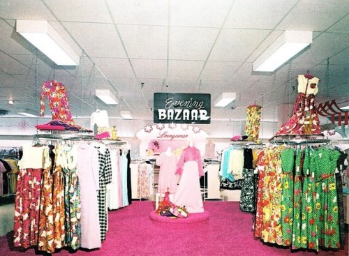 fuckyeahvintage-retro:Department Stores, 1971-77 (via)