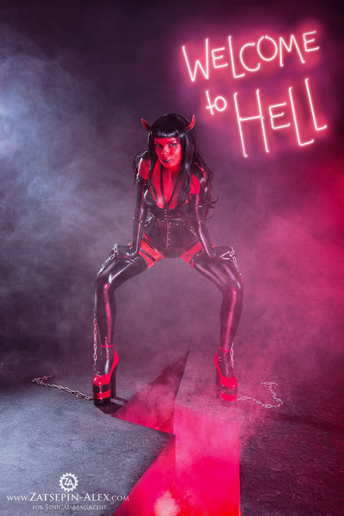 latexpics:zentaitub:She Devil by *ElisanthDevil girl 2 by...