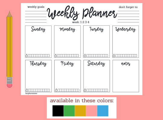 weekly planner Tumblr picture relating to Planner Tumblr identify weekly planner Tumblr
