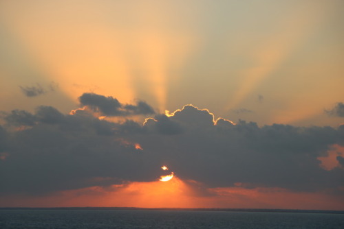 #coucher de soleil # mer caraibes