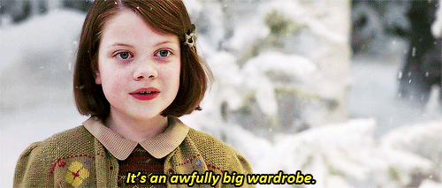 Image result for the lion the witch and the wardrobe gif