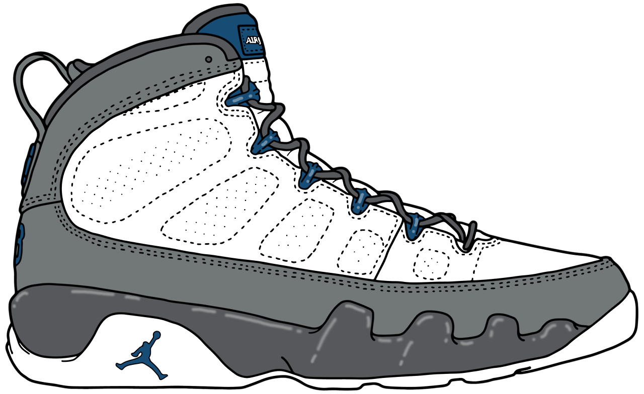 Steak3rs™ - Air Jordan 9 “french Blue”