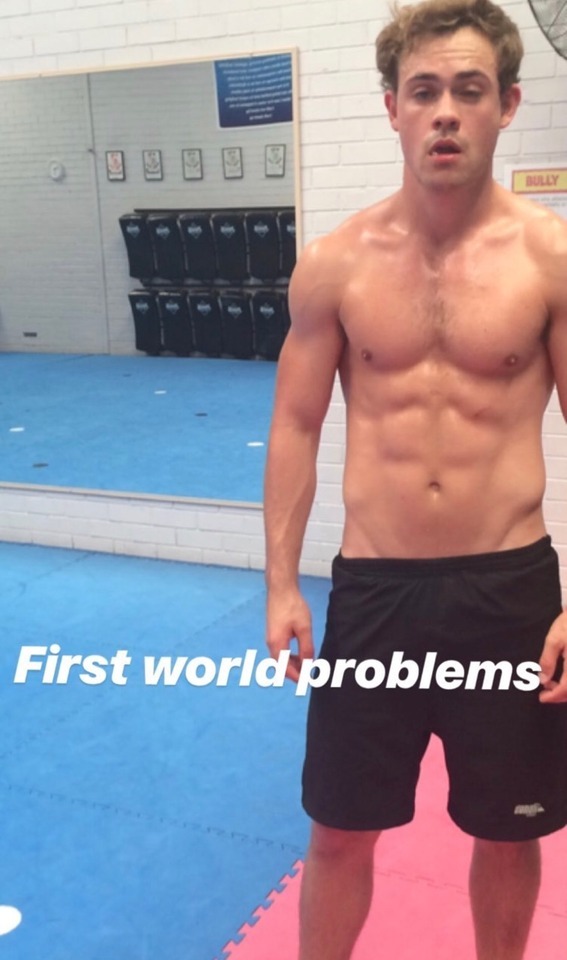 Hotmal3celebrities Dacre Montgomery Instagram Shirtless Thomas