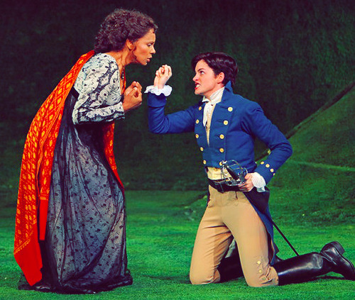 possiblestalker:Anne Hathaway and Audra McDonald in Twelfth...