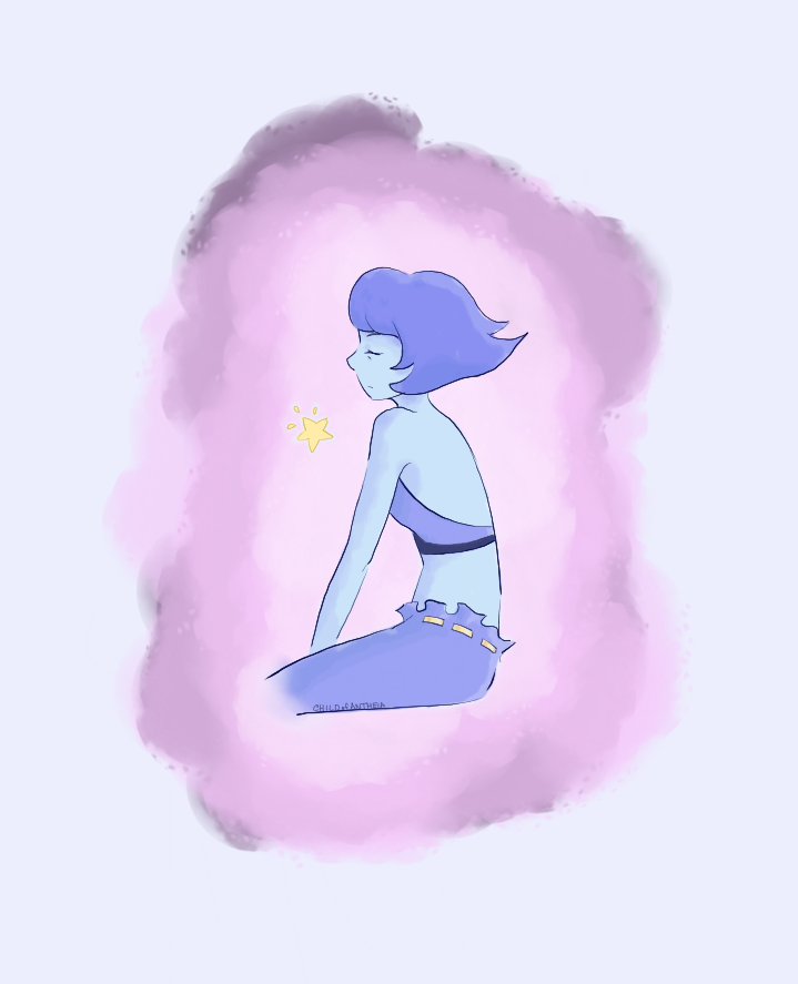 doodled a quick lapis while we were out walking dogs cause i wanted to practice color theory stuff
I know her designs probanly wrong though cause i did it from memory but ehhh