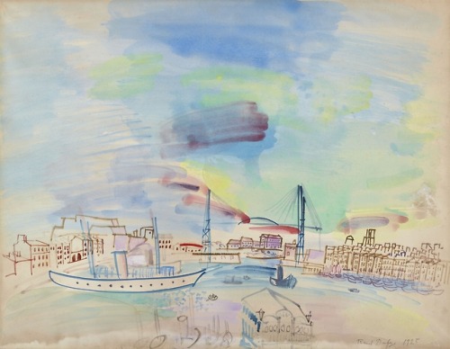 thunderstruck9:Raoul Dufy (French, 1877-1953), Le vieux port...