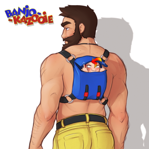 pudgeruffian:Big Bear Banjo and his Purse Gremlin, KazooieIf...