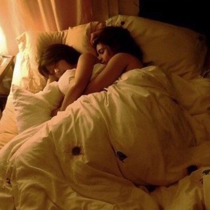 lynchbrothers:anon requested: rainy day lesbians cuddling up...