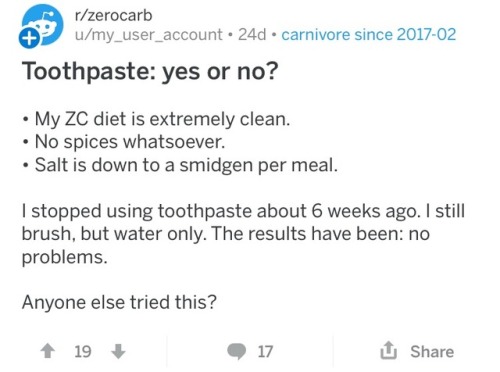 scotchtapeofficial:bjorkington:r/zerocarb is my new favorite...