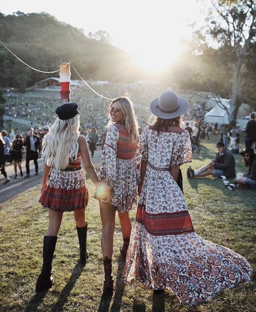 bohemian fashion on Tumblr