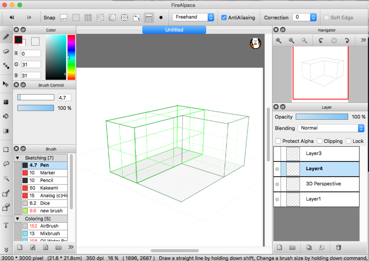 firealpaca resize layer