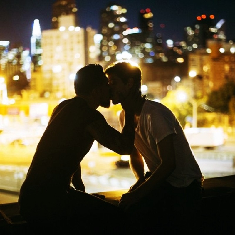 Gay couple on north shore chicago