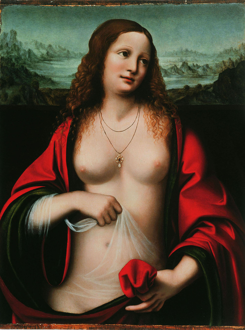 Mary Magdalene by Giampetrino (or Leonardo), circa 1515