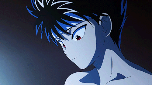 hiei was too pretty in this OVA AND there were LOTS OF INSTANCES OF HIM