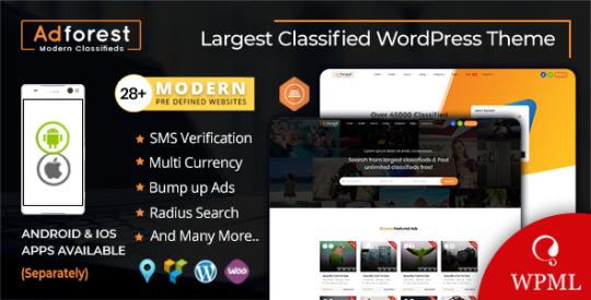 AdForest v4.2.5 - Classified Ads WordPress Theme Nulled