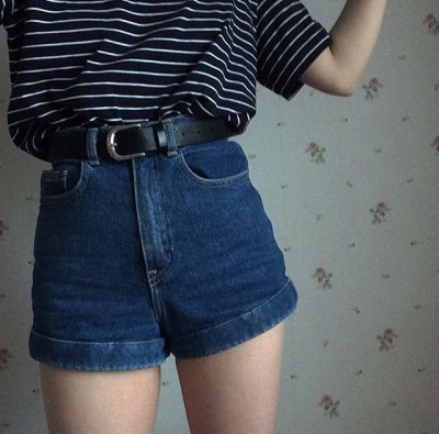 striped shirt outfit tumblr