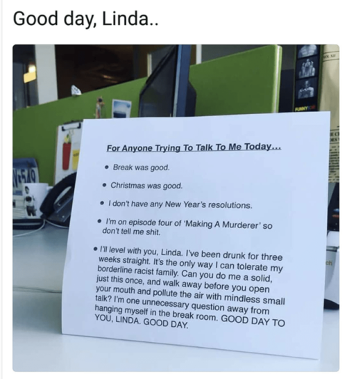 memehumor:Linda Wasn’t Having Anyone’s BS