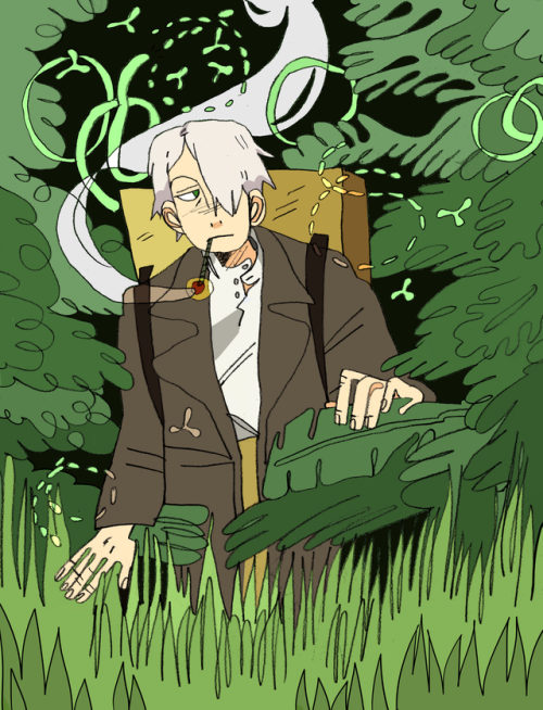 honinan:Ginko commission! Was super happy to finally draw...