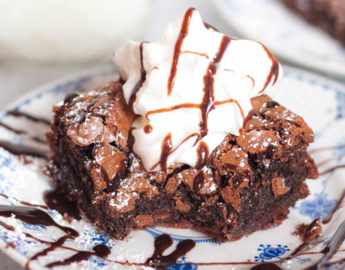 lustingfood:THE STOP LOOKING BROWNIE RECIPE