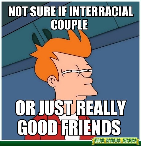 Interracial dating fiction