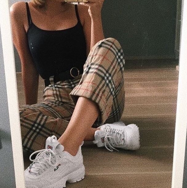 outfit ideas with fila shoes