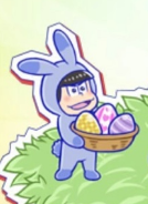 relatablepicturesofkaramatsu:an offeringa blue bunny boy...