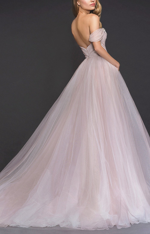 evermore-fashion:Hayley Paige Spring 2018 “Blush” Bridal...