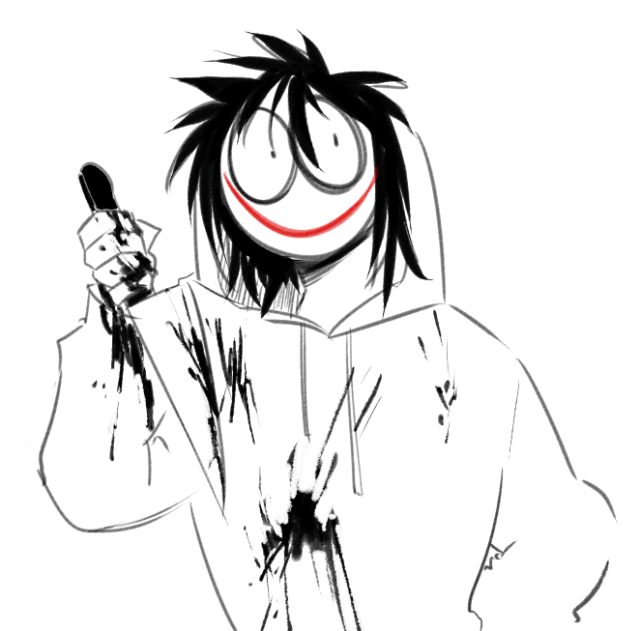 123 — Have you ever tried to draw Jeff the Killer?