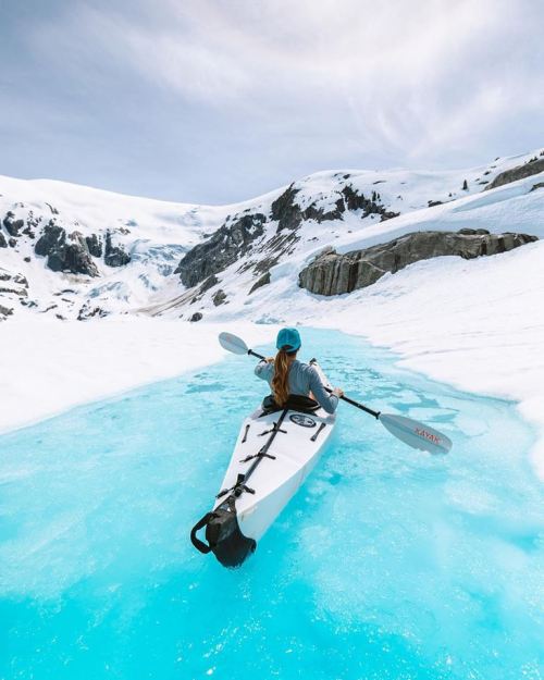 Breaking through the ice British Columbia - Taylor Burk...