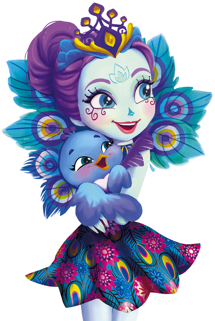 enchantimals peacock doll