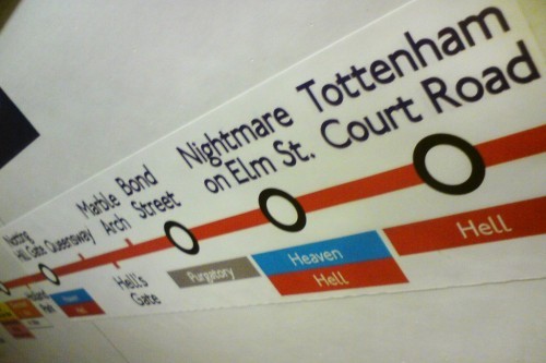 Fake signs in London underground
[ via http://braindead.tumblr.com/post/73984821361 ]